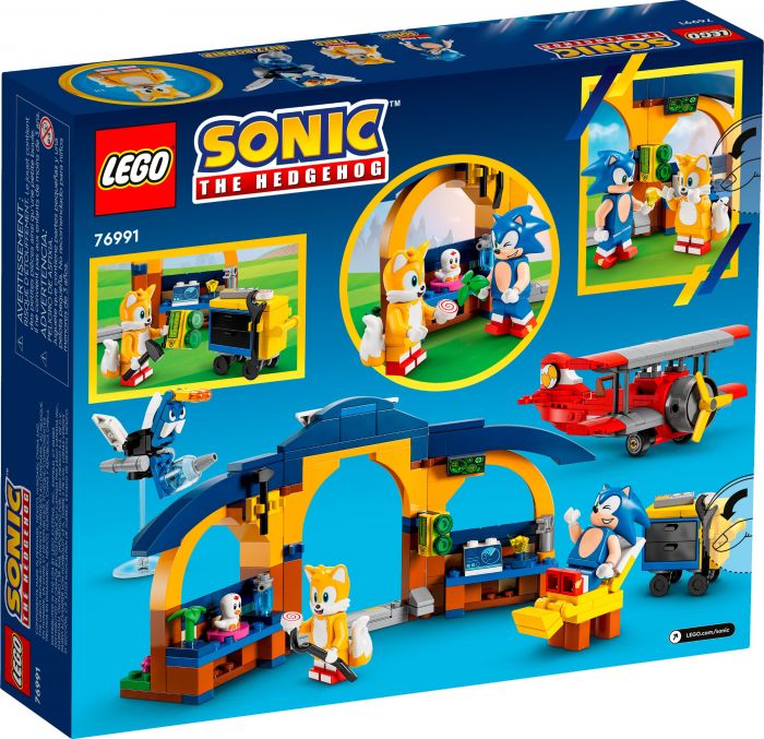 Конструктор LEGO Sonic the Hedgehog Майстерня Тейлз і літак Торнадо