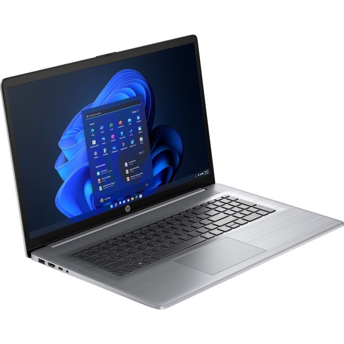 Ноутбук HP Probook 470-G10 17.3" FHD IPS AG, Intel i7-1355U, 16GB, F512GB, NVD550-2, DOS, сріблястий