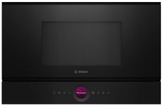 Мікрохвильова піч Bosch вбудовувана, 20л, електр. управл., 900Вт, дисплей, чорний