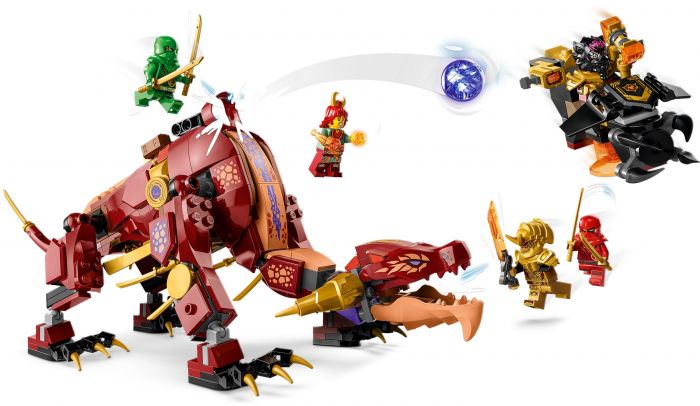 Конструктор LEGO Ninjago Вулканічний Дракон, що трансформує Хітвейва