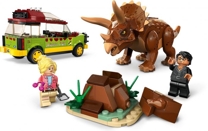 Конструктор LEGO Jurassic Park Дослідження трицератопсів