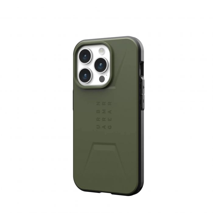 Чохол UAG для Apple iPhone 15 Pro Civilian Magsafe, Olive Drab