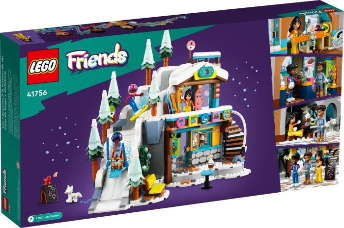 Конструктор LEGO Friends Святкова гірськолижна траса й кафе