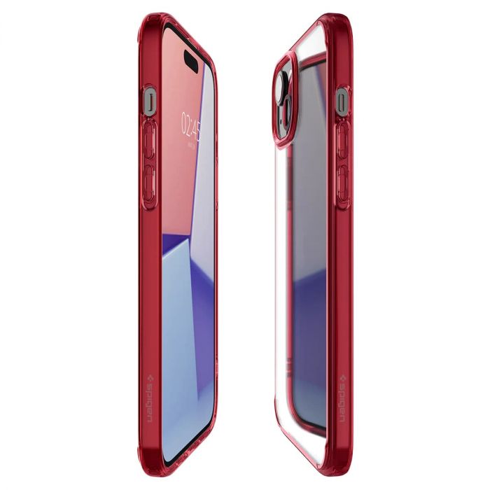 Чохол Spigen для Apple iPhone 15 Ultra Hybrid, Red Crystal