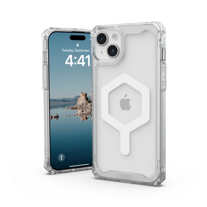 Чохол UAG для Apple iPhone 15 Plus Plyo Magsafe, Ice/White