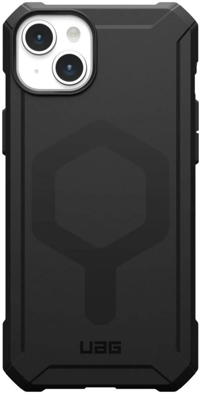 Чохол UAG для Apple iPhone 15 Plus Essential Armor Magsafe, Black