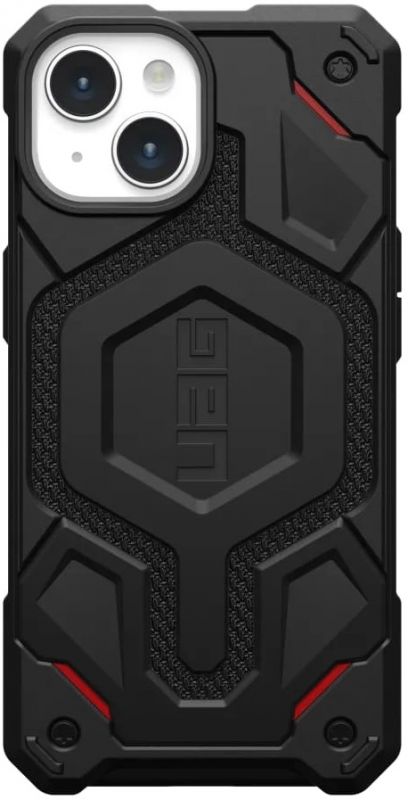 Чохол UAG для Apple iPhone 15 Monarch Pro Magsafe, Kevlar Black