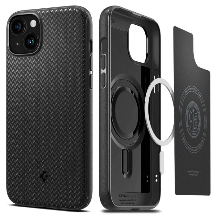 Чохол Spigen для Apple iPhone 15 Mag Armor MagFit, Matte Black