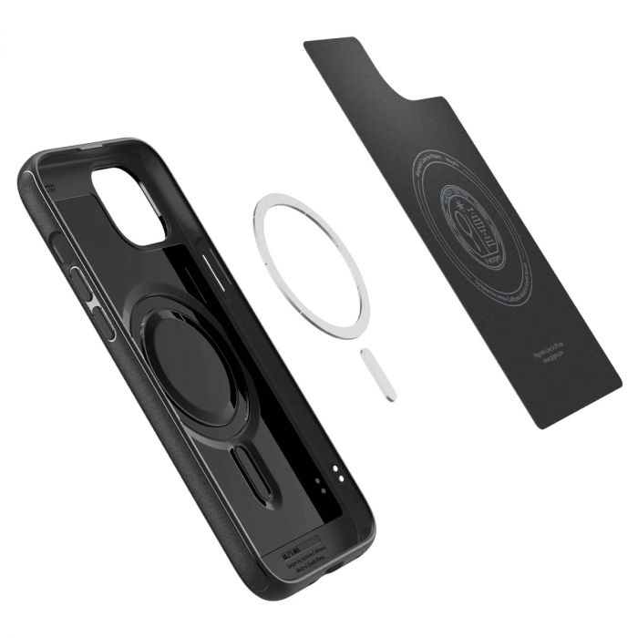 Чохол Spigen для Apple iPhone 15 Plus Mag Armor MagFit, Matte Black