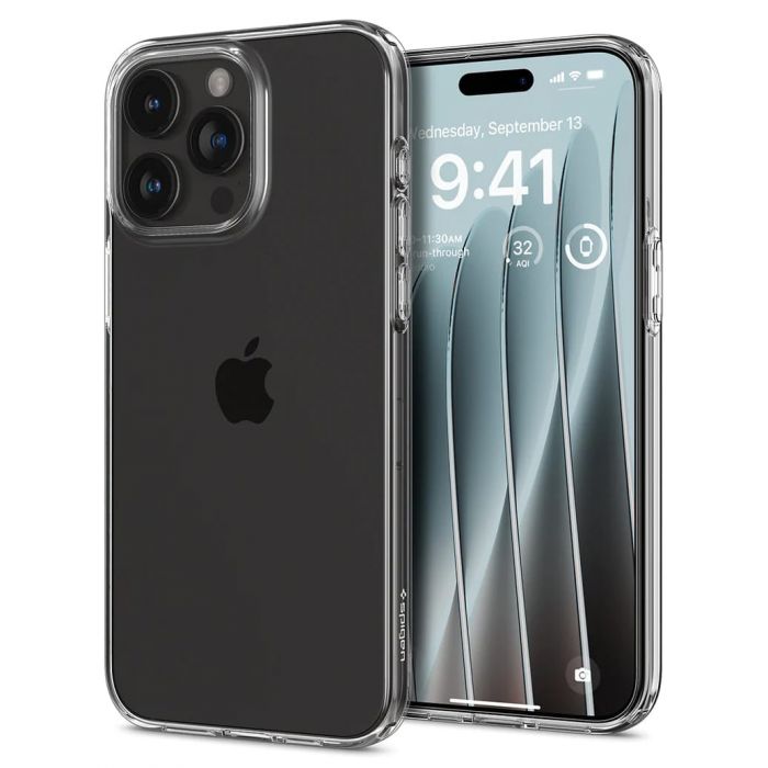 Чохол Spigen для Apple iPhone 15 Pro Crystal Flex, Crystal Clear