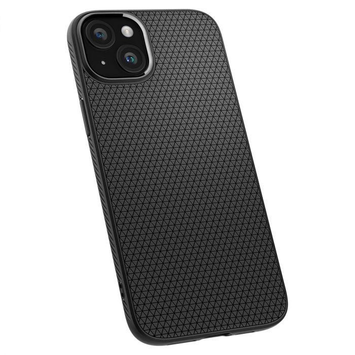 Чохол Spigen для Apple iPhone 15 Liquid Air, Matte Black