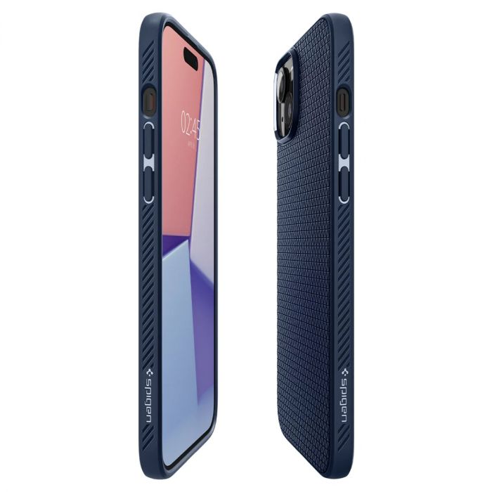 Чохол Spigen для Apple iPhone 15 Liquid Air, NavyBlue