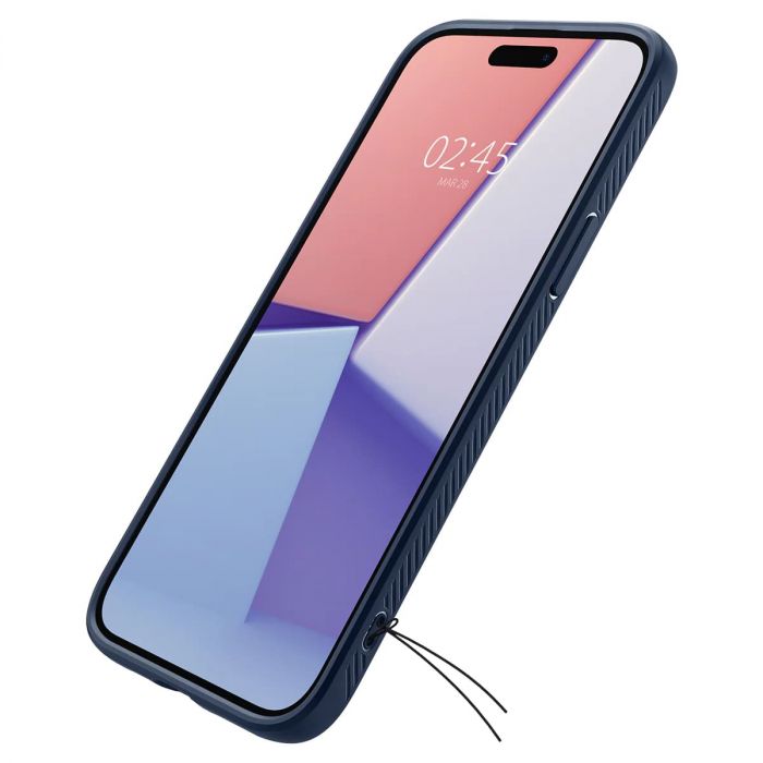 Чохол Spigen для Apple iPhone 15 Liquid Air, NavyBlue