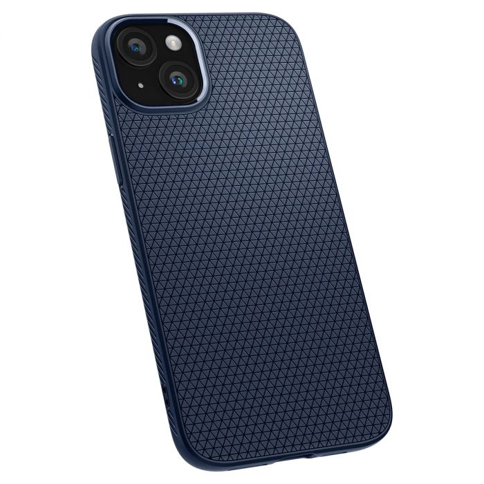 Чохол Spigen для Apple iPhone 15 Plus Liquid Air, Navy Blue