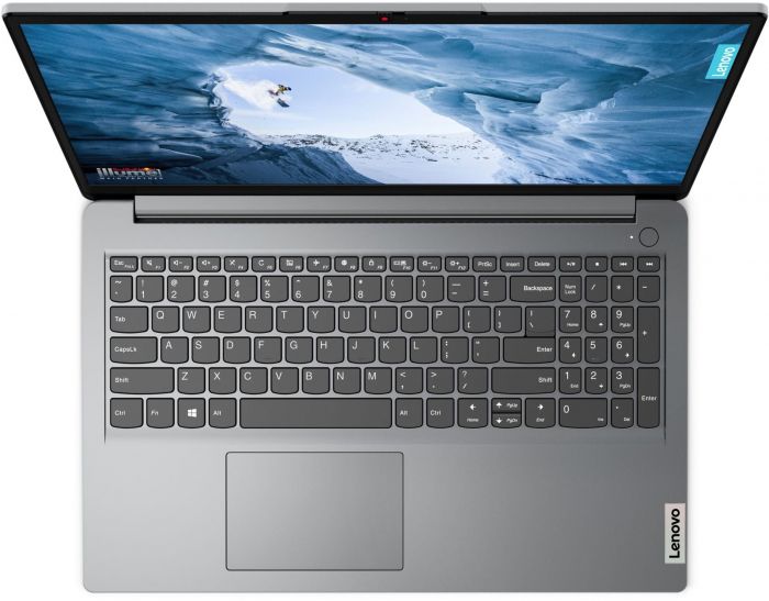 Ноутбук Lenovo IdeaPad 1 15.6" FHD IPS AG, Intel C N4500, 8GB, F256GB, UMA, DOS, сірий