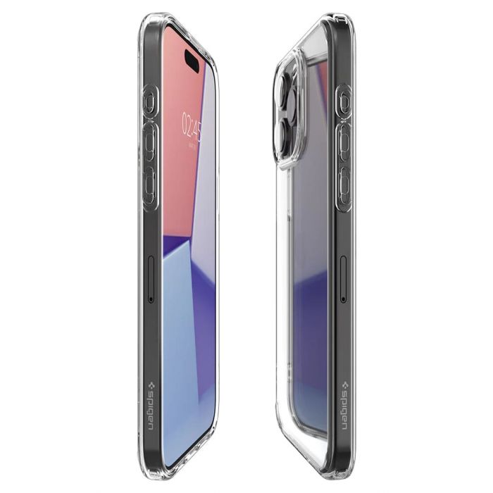 Чохол Spigen для Apple iPhone 15 Pro Max Crystal Hybrid, Crystal Clear