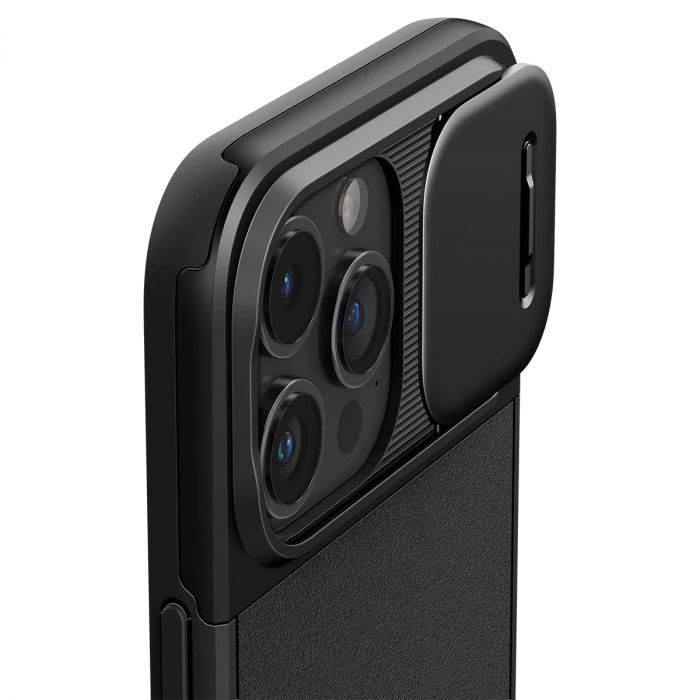 Чохол Spigen для Apple iPhone 15 Pro Max Optik Armor MagFit, Black