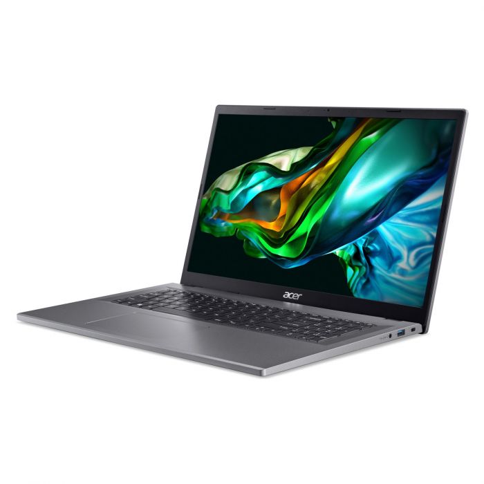 Ноутбук Acer Aspire 3 A317-55P 17,3" FHD IPS, Intel C N100, 4GB, F128GB, UMA, Win11, сірий