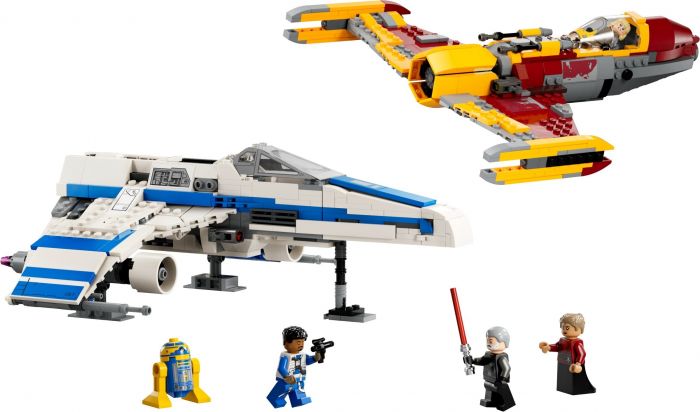 Конструктор LEGO Star Wars™ Винищувач Нової Республіки «E-Wing» проти Зоряного винищувача Шин Хаті