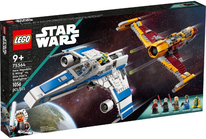 Конструктор LEGO Star Wars™ Винищувач Нової Республіки «E-Wing» проти Зоряного винищувача Шин Хаті