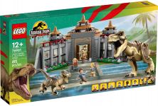 Конструктор LEGO Jurassic Park Центр відвідувачів: Атака тиранозавра й раптора