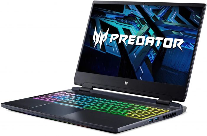 Ноутбук Acer Predator Helios 300 PH315-55 15.6" FHD IPS, Intel i7-12700H, 32GB, F1TB, NVD3070-8, Lin, чорний