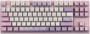 Клавіатура механічна Varmilo VED87 Dreams On Board 87Key, Cherry Mx Red, BT/USB-A, EN, No Led, рожевий