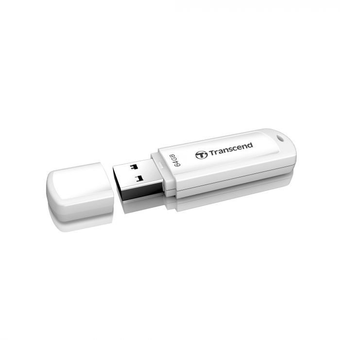 Накопичувач Transcend  64GB USB 3.1 Type-A JetFlash 730 Білий
