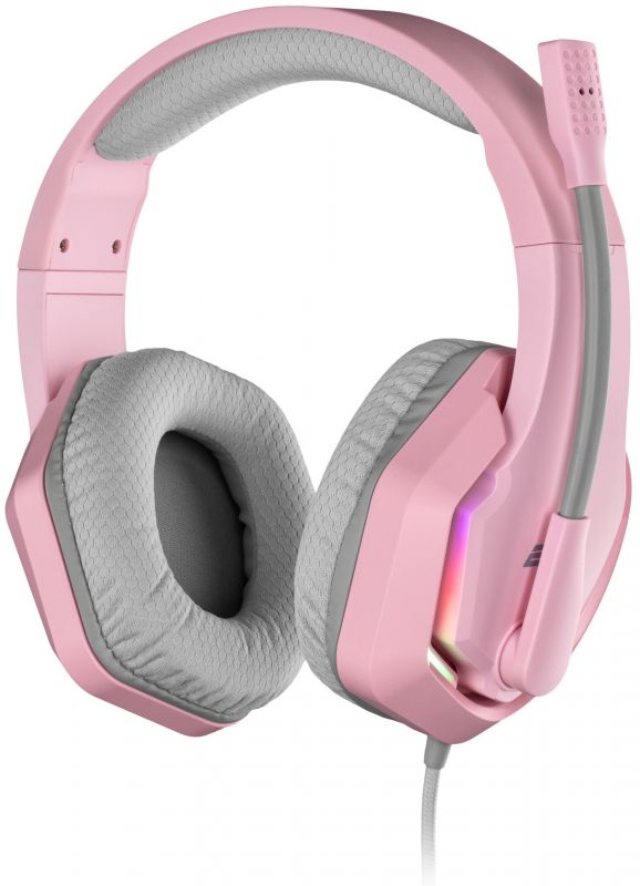 Гарнітура ігрова 2E GAMING HG315, 7.1, USB-A, RGB, 2м, рожевий