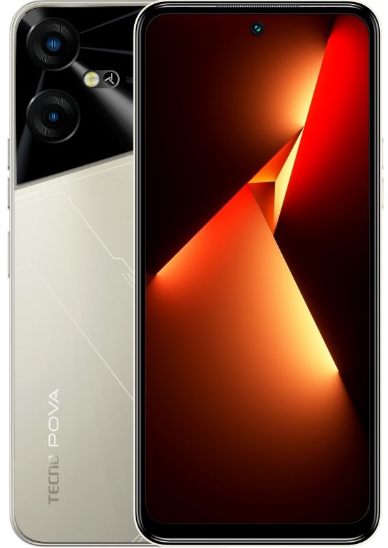 Смартфон TECNO POVA NEO 3 (LH6n) 6.82" 8/128ГБ, 2SIM, 7000мА•год, Amber Gold