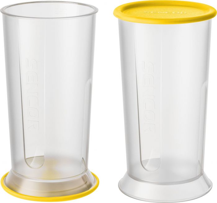 Блендер Sencor заглибний, 1000Вт, 3в1, чаша-1*500 и 2*700мл, жовтий