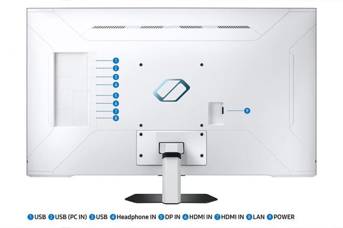 Монітор Samsung 43" Samsung Odyssey NEO G7 SMART  HDMI, DP, USB, VA, 3840x2160, 144Hz, 1ms