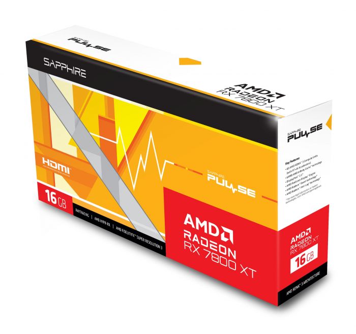 Відеокарта Sapphire Radeon RX 7800 XT 16GB GDDR6 Pulse GAMING