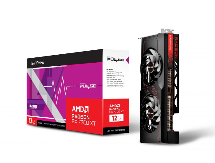 Відеокарта Sapphire Radeon RX 7700 XT 12GB GDDR6 Pulse GAMING