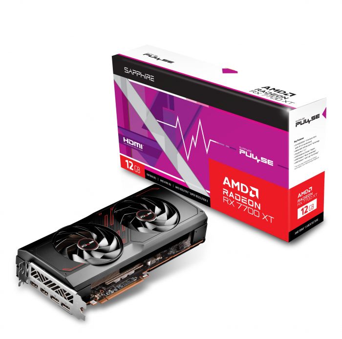 Відеокарта Sapphire Radeon RX 7700 XT 12GB GDDR6 Pulse GAMING