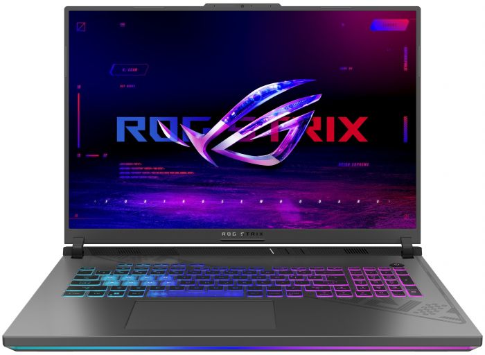 Ноутбук ASUS ROG Strix G18 G814JI-N6070 18" QHD+ IPS, Intel i9-13980HX, 32GB, F1TB, NVD4070-8, NoOS, Сірий