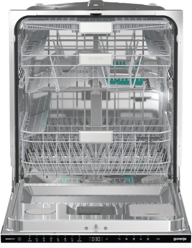 Посудомийна машина Gorenje вбудовувана, 16компл, інверторн, A+++, 60см, TotalDry, Wi-Fi, 3 кошики, білий