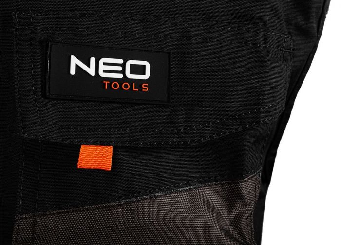 Жилет робочий NEO, розмір XL (56), 267 г/м2, посилення з тканини Oxford, світлоповертаючі елементи, потрійні шви, міцні кишені, сірий