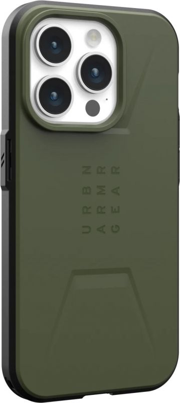 Чохол UAG для Apple iPhone 15 Pro Max Civilian Magsafe, Olive Drab