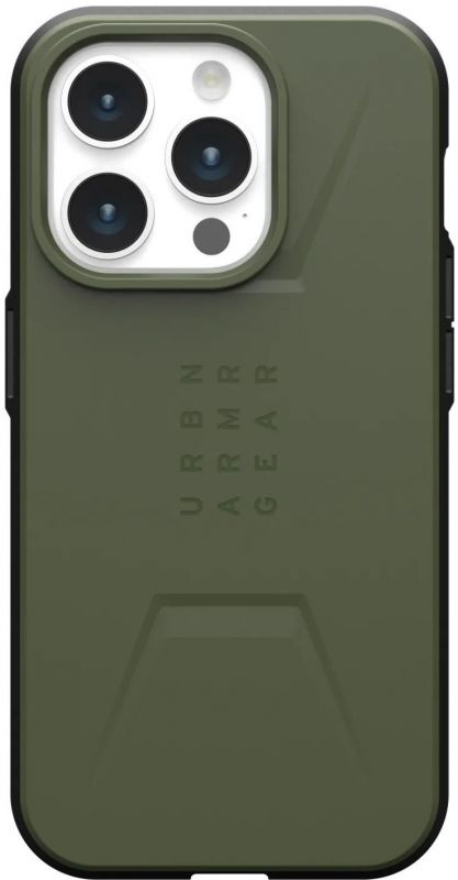 Чохол UAG для Apple iPhone 15 Pro Max Civilian Magsafe, Olive Drab