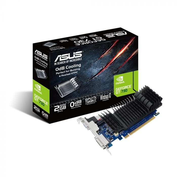 Відеокарта ASUS GeForce GT 730 2GB GDDR5 Silent loe GT730-SL-2GD5-BRK