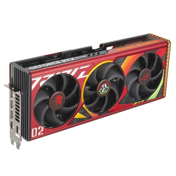 Відеокарта ASUS GeForce RTX 4090 24GB GDDR6X STRIX OC GAMING EVA-02-EDITION ROG-STRIX-RTX4090-O24G-EVA-02-EDITION