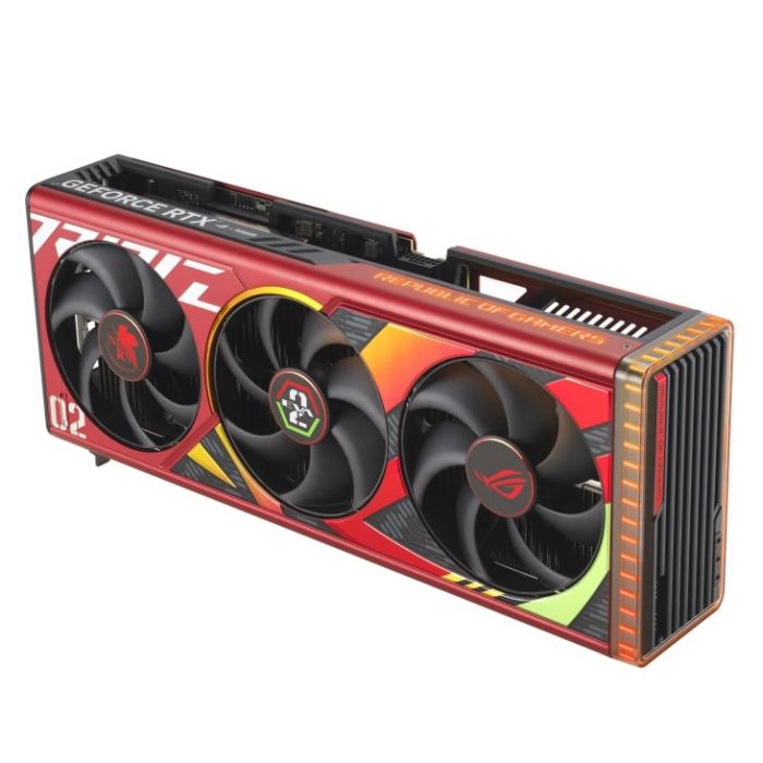 Відеокарта ASUS GeForce RTX 4090 24GB GDDR6X STRIX OC GAMING EVA-02-EDITION ROG-STRIX-RTX4090-O24G-EVA-02-EDITION