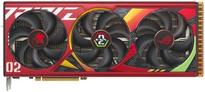 Відеокарта ASUS GeForce RTX 4090 24GB GDDR6X STRIX OC GAMING EVA-02-EDITION ROG-STRIX-RTX4090-O24G-EVA-02-EDITION