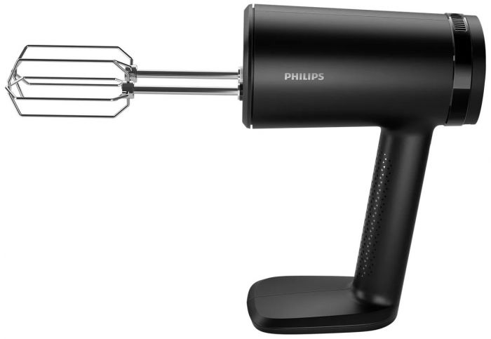 Міксер Philips ручний 5000 series, 500Вт, насадки -4 вінчика, блендер, подрібнювач, турборежим, чорний