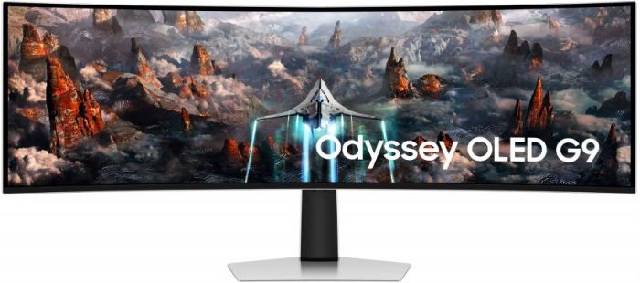 Монітор Samsung 48.7"Odyssey OLED G9 G93SC HDMI, DP, USB, MM, OLED, 5120x1440, 32:9, 240Hz, 0.3ms, CURVED