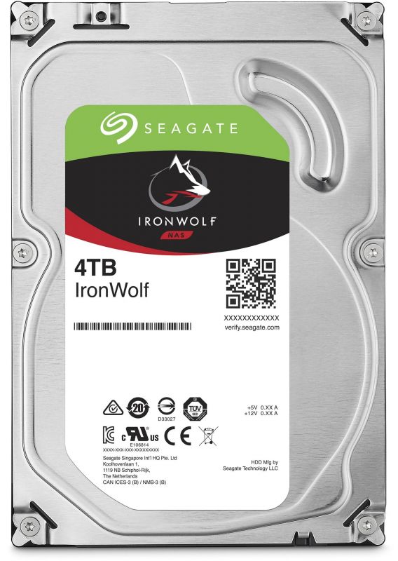 Жорсткий диск Seagate  4TB 3.5" 5400 256MB SATA IronWolf