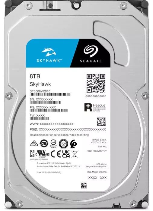 Жорсткий диск Seagate  8TB 3.5" 256MB SATA SkyHawk