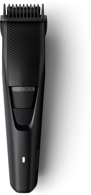 Тример Philips Series 3000, для бороди, вусів, голови та тіла, акум., насадок-1, сталь, чорний