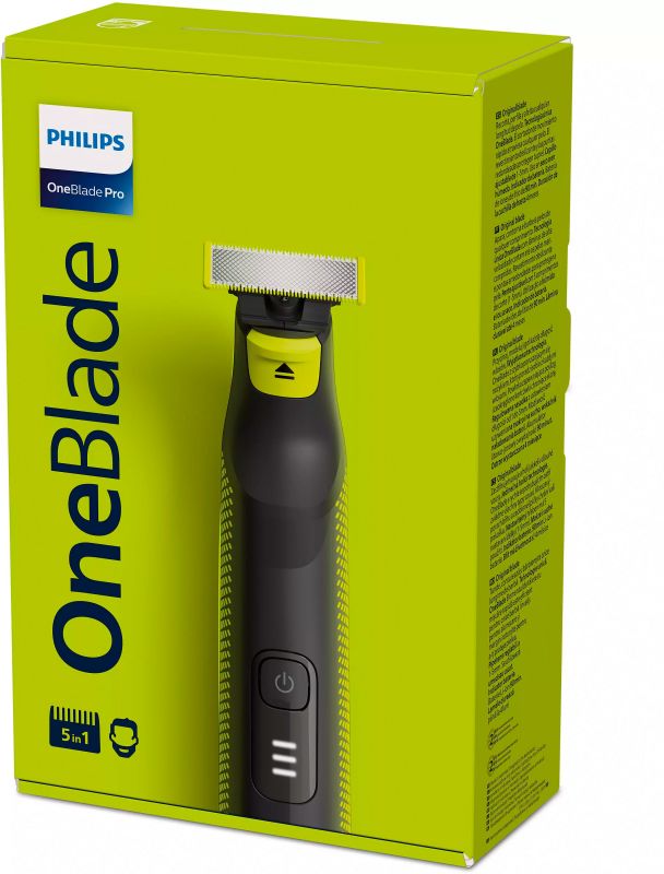Бритва електр. Philips OneBlade Pro, Li-Ion, сух.+волог., чорний